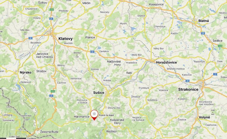 Prodej pozemku, Hartmanice, 5270 m2