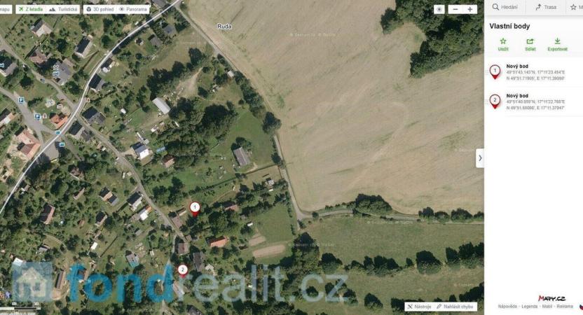 Prodej pozemku, Tvrdkov, 123 m2