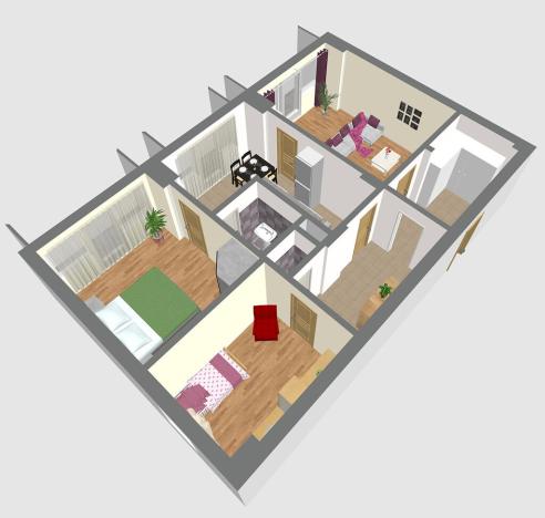 Pronájem bytu 3+1, Most, M. G. Dobnera, 63 m2