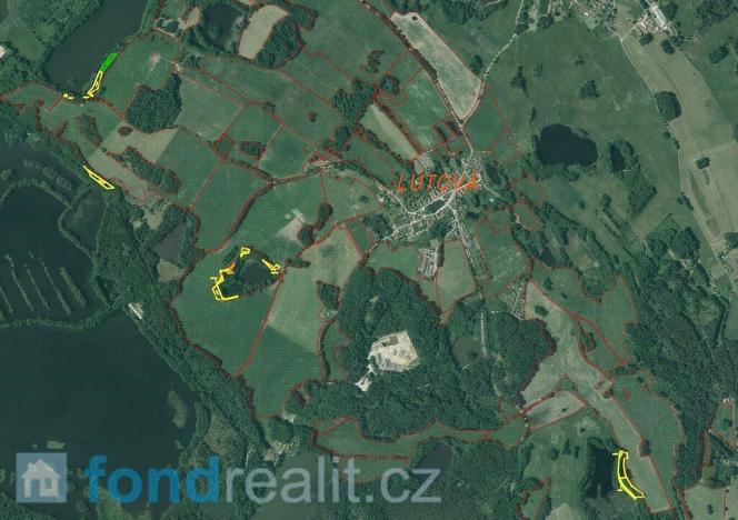 Prodej pozemku, Chlum u Třeboně - Lutová, 19035 m2