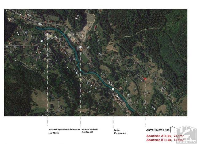 Prodej bytu 3+kk, Josefův Důl - Antonínov, 74 m2