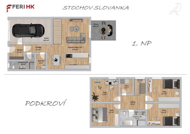 Prodej rodinného domu, Stochov, Karlovarská, 146 m2