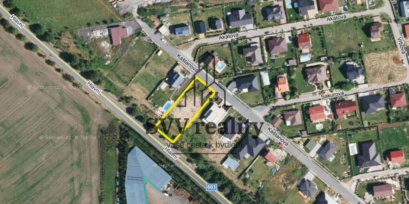 Prodej pozemku, Sulice - Želivec, Kaštanová, 1315 m2