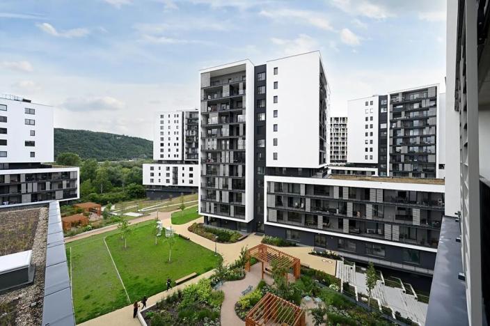 Pronájem bytu 1+kk, Praha - Modřany, Mezi vodami, 33 m2