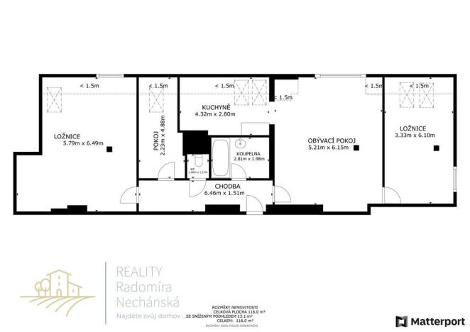 Prodej bytu 4+1, Mladá Boleslav - Mladá Boleslav II, Husova, 120 m2