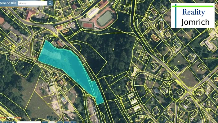 Prodej louky, Liberec, Lukášovská, 9547 m2