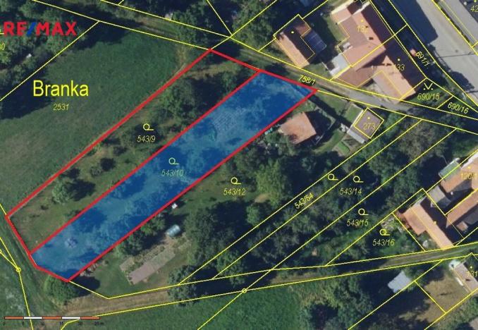 Prodej pozemku pro bydlení, Šošůvka, 894 m2