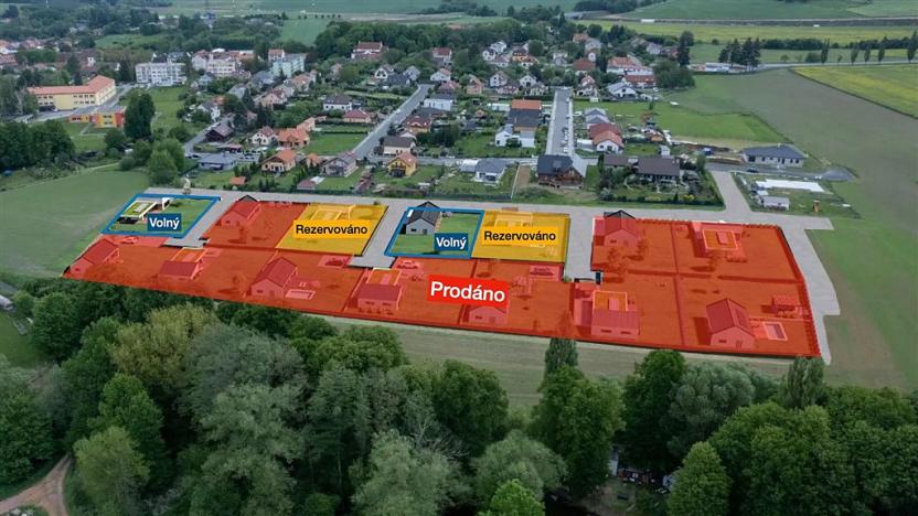 Prodej pozemku, Mirotice, 1200 m2