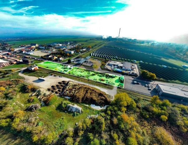 Prodej komerčního pozemku, Hrušovany nad Jevišovkou, Nádražní, 8399 m2