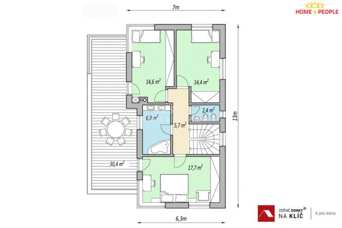 Prodej rodinného domu, Nivnice, Podohradí, 149 m2