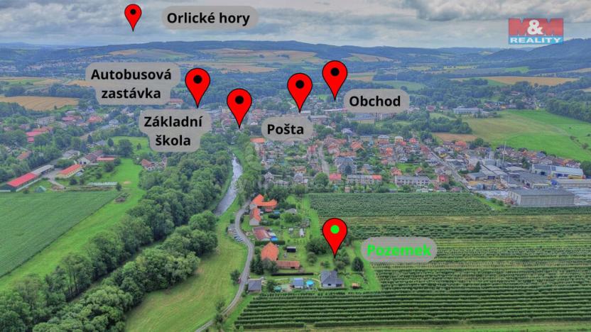 Prodej pozemku pro bydlení, Doudleby nad Orlicí, Fűgnerova, 1901 m2