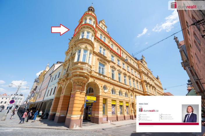 Pronájem bytu 3+kk, České Budějovice - České Budějovice 1, Karla IV., 98 m2