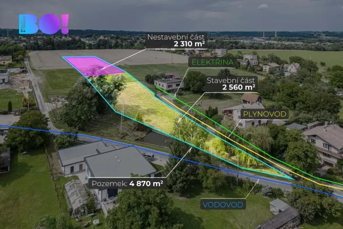 Prodej pozemku pro bydlení, Třinec - Konská, 2560 m2