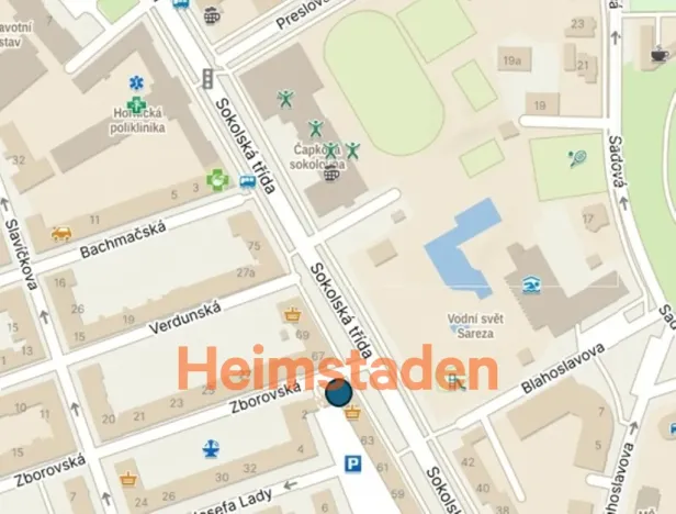 Pronájem komerční nemovitosti, Ostrava - Moravská Ostrava, Sokolská třída, 5 m2