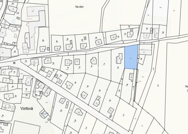 Prodej pozemku pro bydlení, Vortová, Vortová, 1232 m2