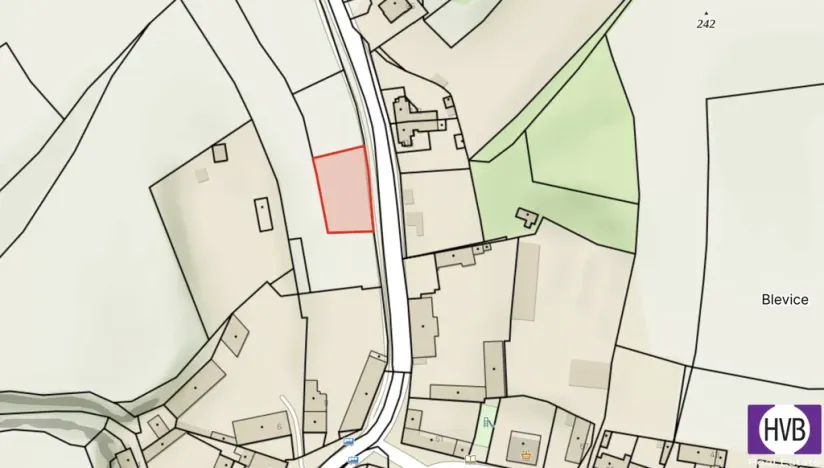 Prodej pozemku pro bydlení, Blevice, 1000 m2