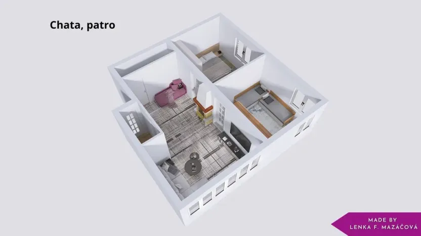 Prodej chaty, Mladecko, 82 m2