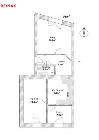 Prodej vícegeneračního domu, Úpice, Dr. A. Hejny, 549 m2