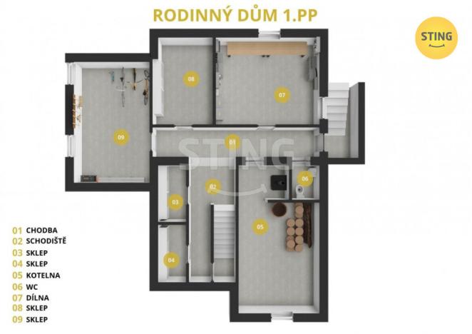 Prodej vily, Vřesina, 300 m2