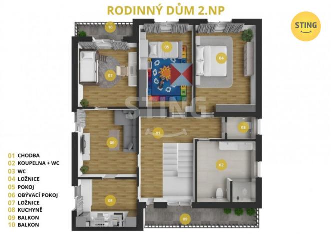 Prodej vily, Vřesina, 300 m2