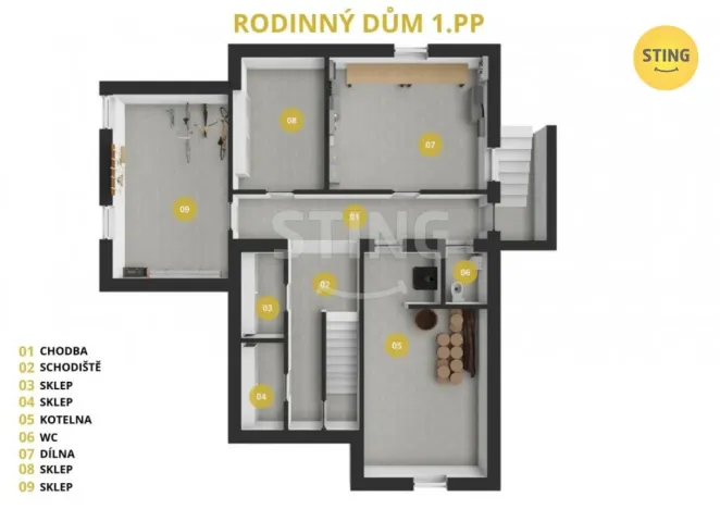 Prodej vily, Vřesina, 300 m2