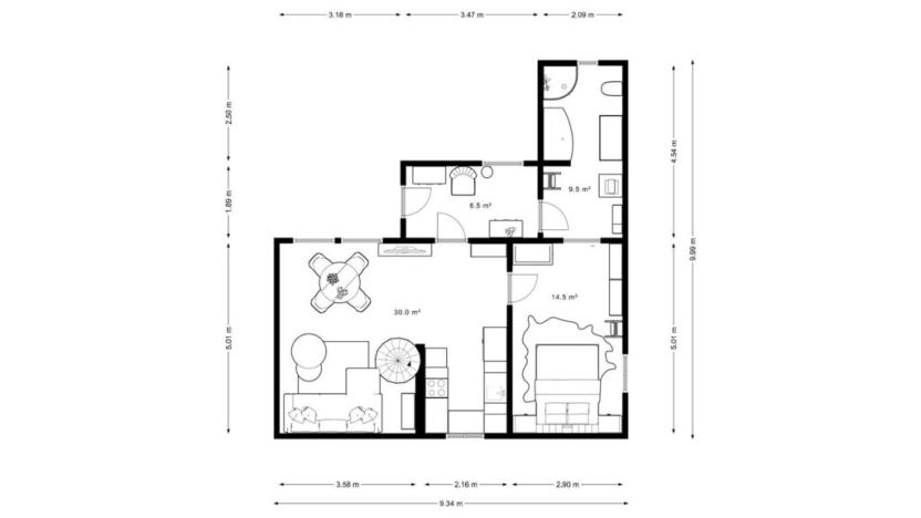 Prodej rodinného domu, Máslovice, Spojovací, 100 m2