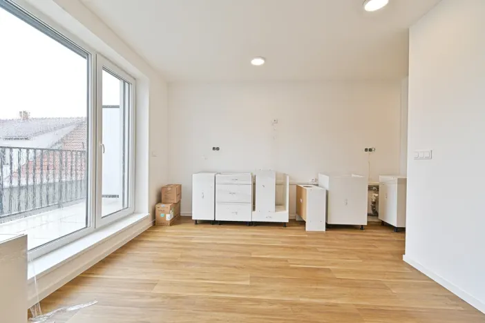 Pronájem bytu 1+kk, Brno - Černovice, Mírová, 33 m2