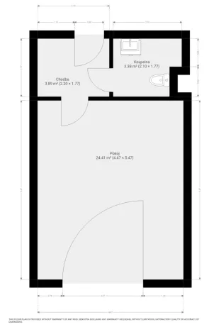 Pronájem bytu 1+kk, Brno - Černovice, Mírová, 33 m2