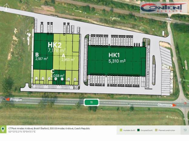 Pronájem obchodního prostoru, Hradec Králové - Slezské Předměstí, Bratří Štefanů, 864 m2