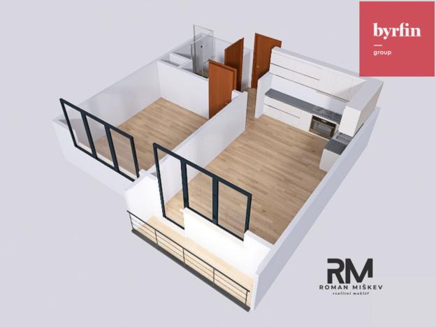 Pronájem bytu 2+kk, Opava, Liptovská, 40 m2