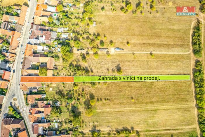 Prodej zahrady, Čebín, 1263 m2