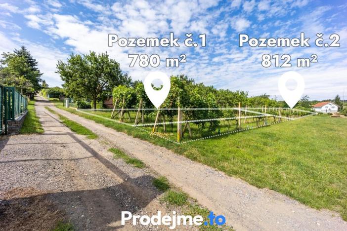 Prodej zahrady, Nový Šaldorf-Sedlešovice, 1844 m2