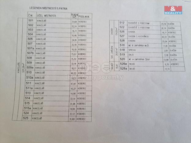 Pronájem kanceláře, Brno - Lesná, Slavíčkova, 288 m2