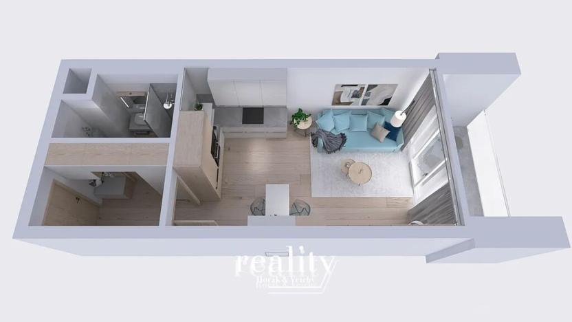 Pronájem bytu 1+kk, Znojmo, Jarošova, 34 m2