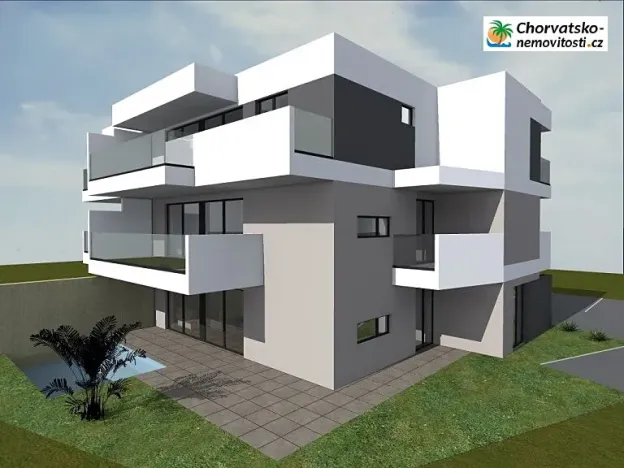 Prodej bytu 3+kk, Novalja, Chorvatsko, 57 m2