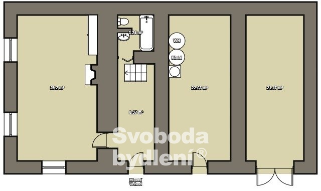 Prodej rodinného domu, Křečovice - Vlkonice, 66 m2