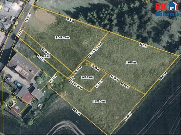Prodej pozemku pro bydlení, Plazy, 3719 m2