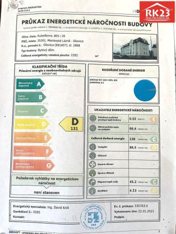 Prodej bytu 2+1, Mariánské Lázně - Úšovice, Kubelíkova, 48 m2