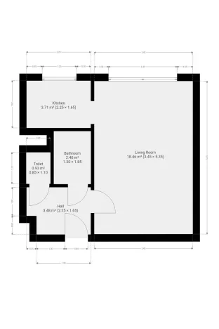 Pronájem bytu 1+kk, Praha - Troja, Mazurská, 30 m2