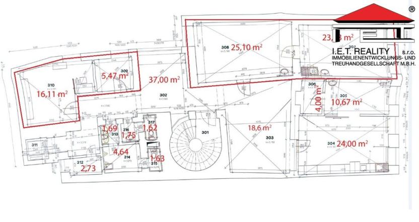 Pronájem ordinace, Brno, Orlí, 113 m2