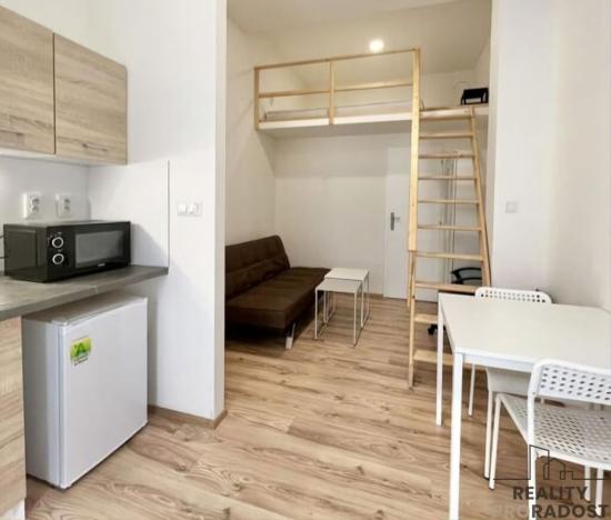 Pronájem bytu 1+kk, Brno, Hybešova, 23 m2