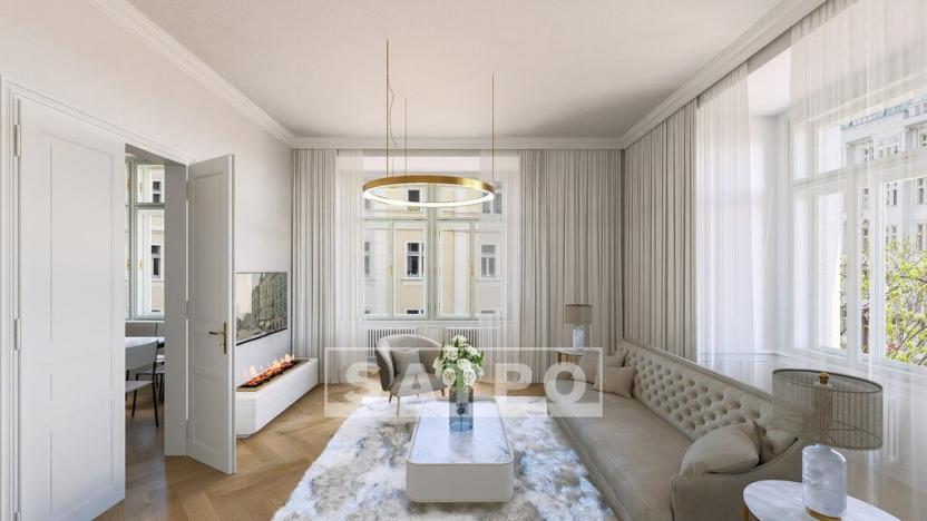 Prodej bytu 2+1, Praha - Vinohrady, Polská, 92 m2