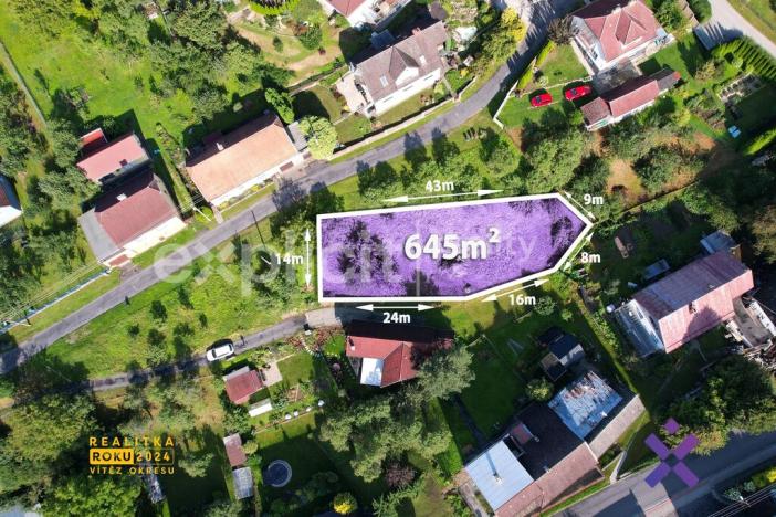 Prodej pozemku pro bydlení, Zlín - Kostelec, 645 m2