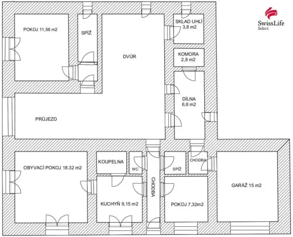 Prodej chalupy, Bezděčí u Trnávky, 90 m2
