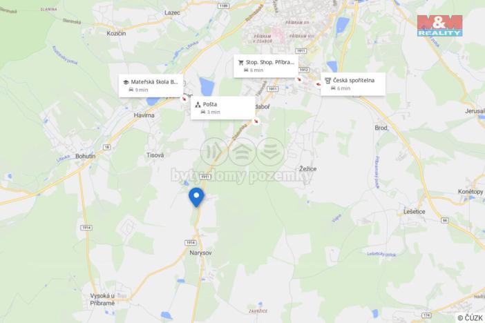 Prodej pozemku pro bydlení, Narysov, 850 m2