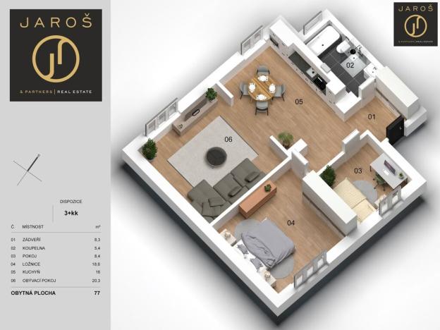 Prodej bytu 3+kk, Králíky, U Zastávky, 73 m2