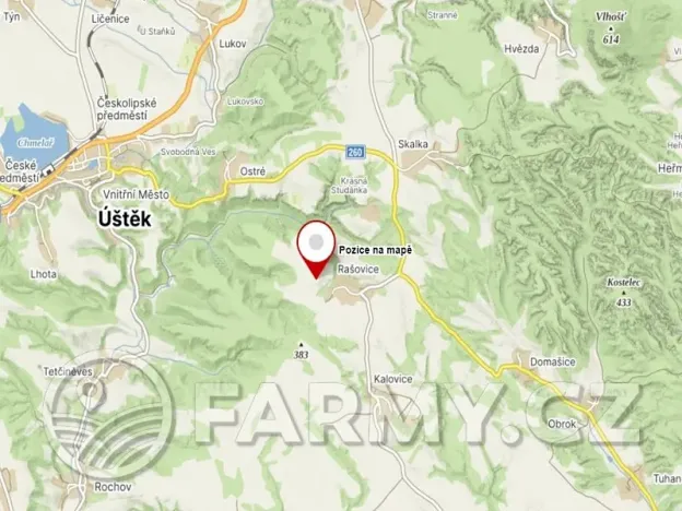 Prodej pole, Úštěk, 275659 m2