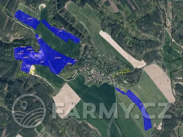 Prodej pole, Úštěk, 275659 m2