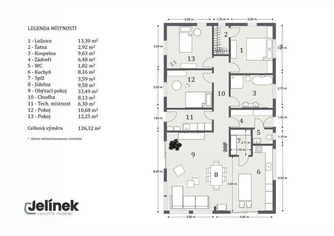 Prodej rodinného domu, Litomyšl, 126 m2