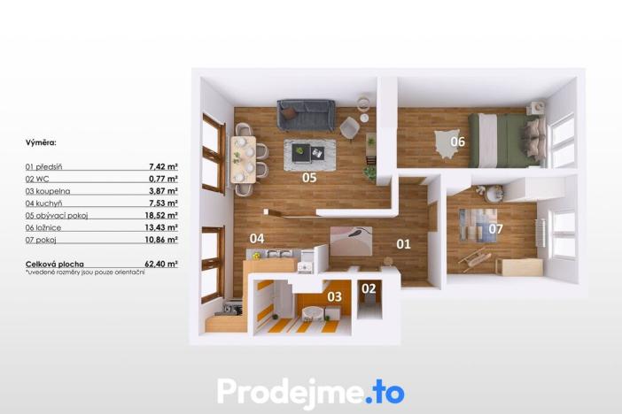 Prodej bytu 3+kk, Tvořihráz, 84 m2